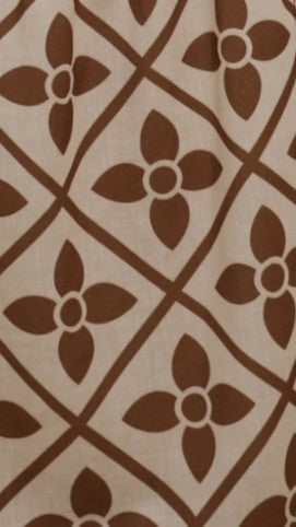 Avalon Maxi Dress - Brown Geo