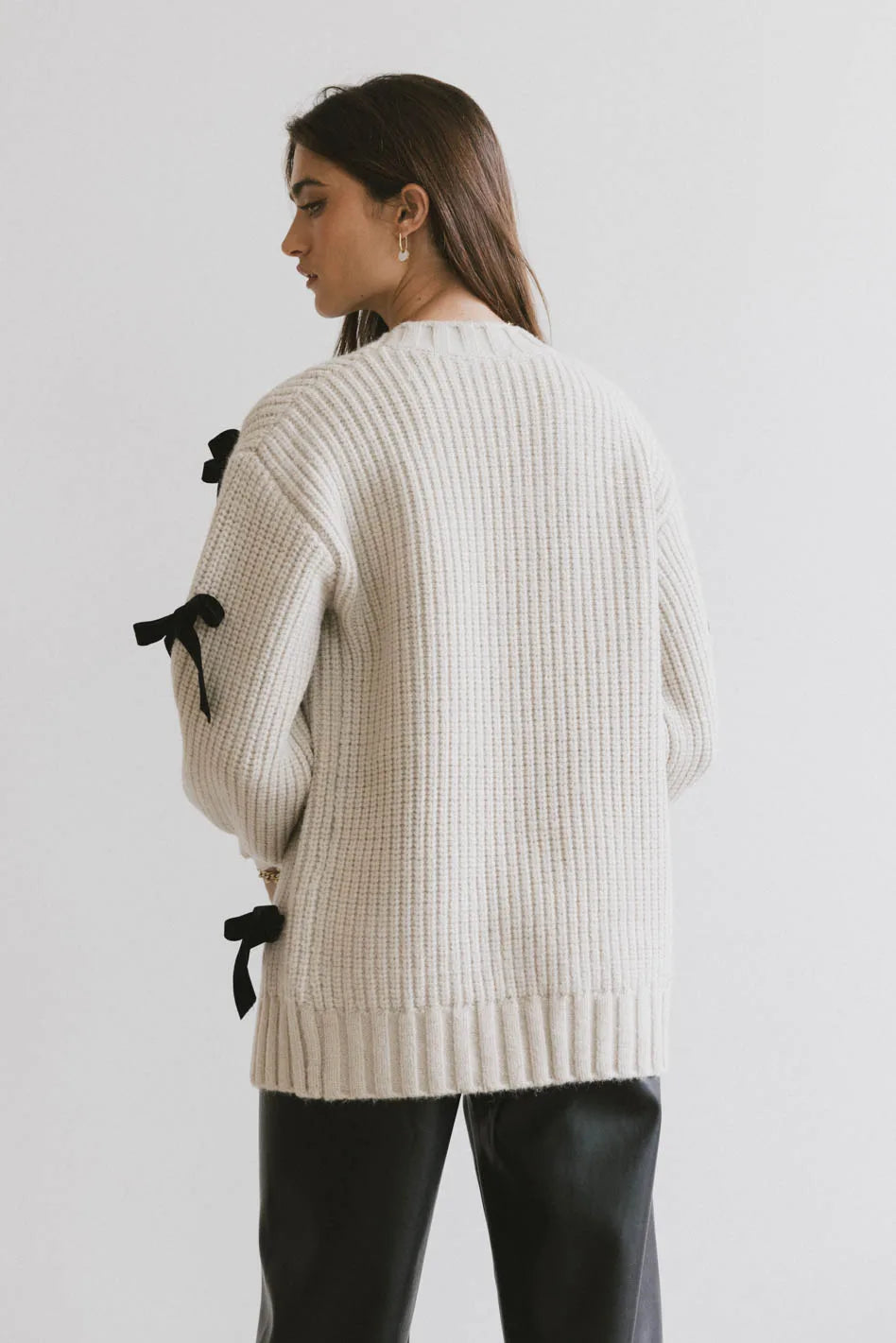 Ellery Bow Cardigan - FINAL SALE