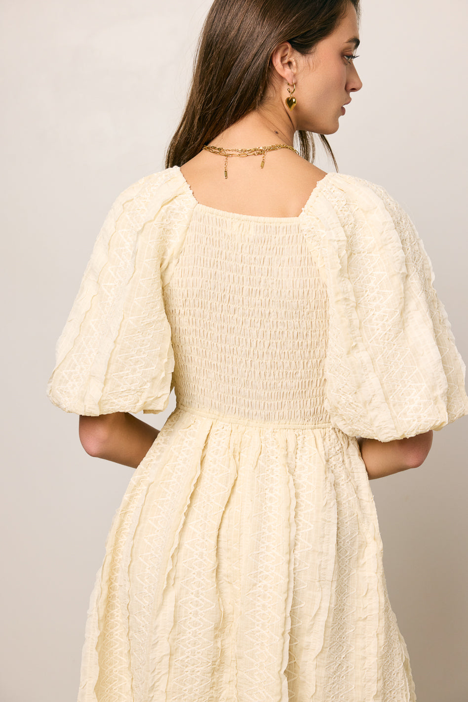 Gillie Textured Mini Dress - FINAL SALE