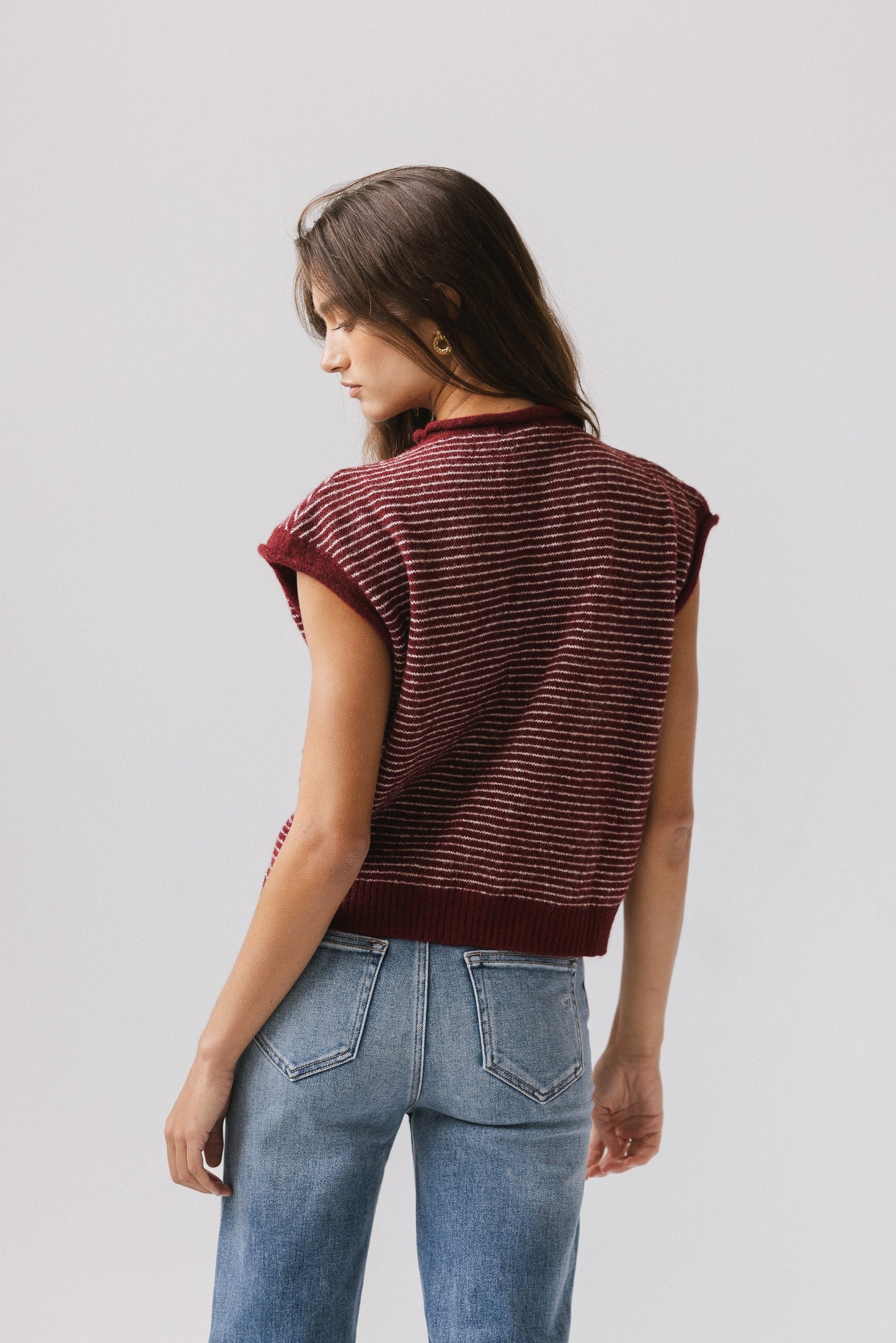 Clark Cardigan in Wine - FINAL SALE