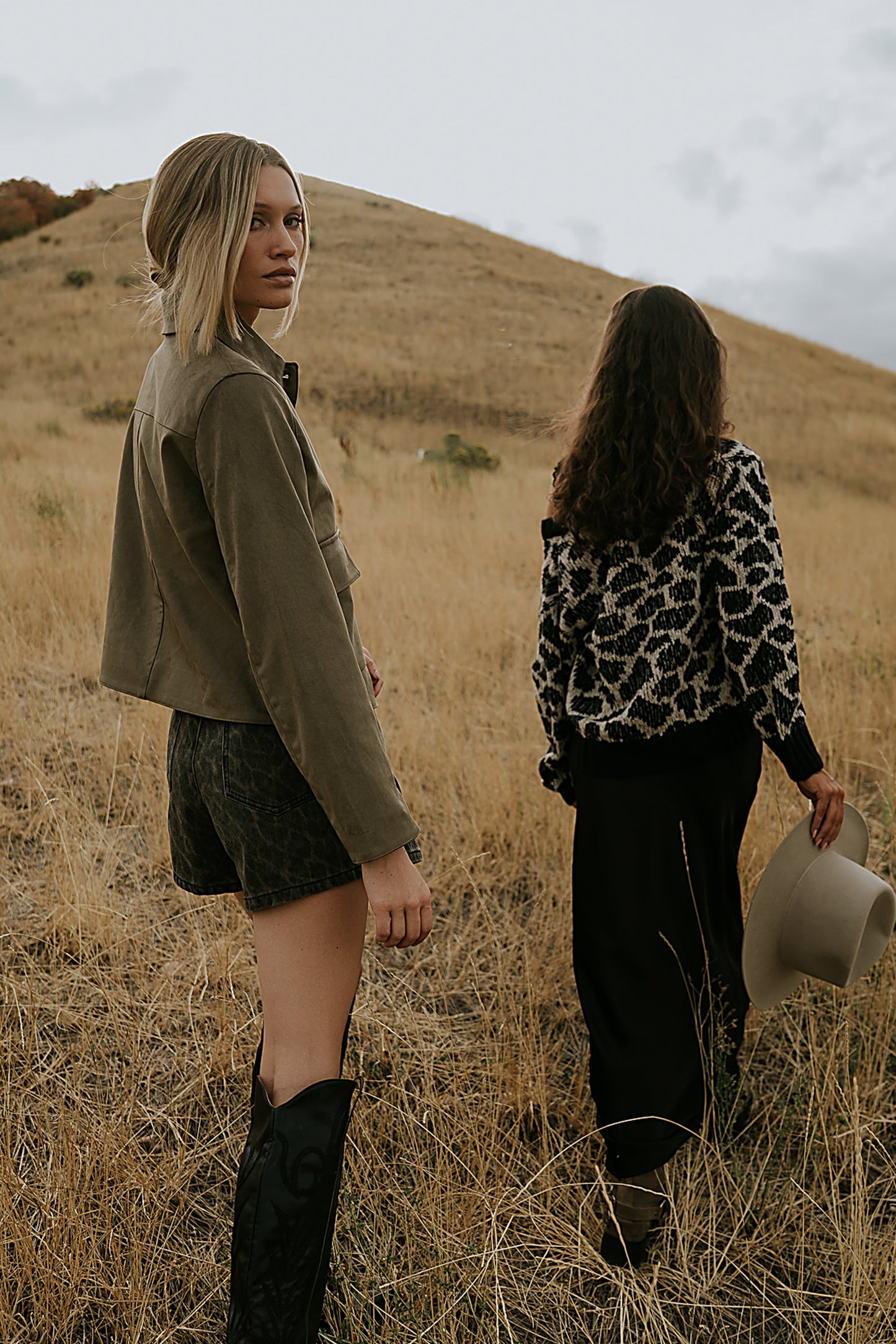 Aden Suede Jacket in Olive - FINAL SALE