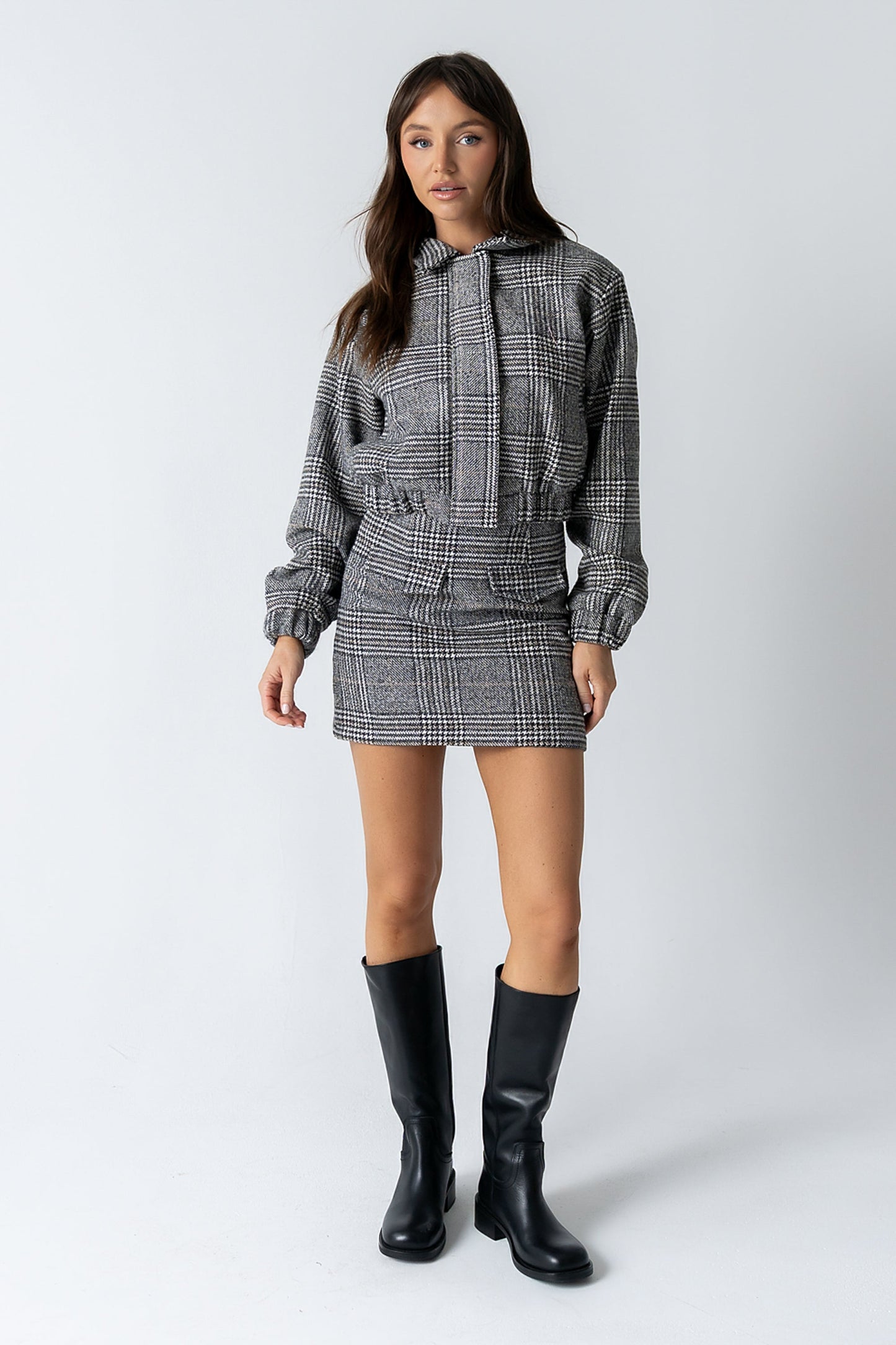 Finley Tweed Jacket in Black