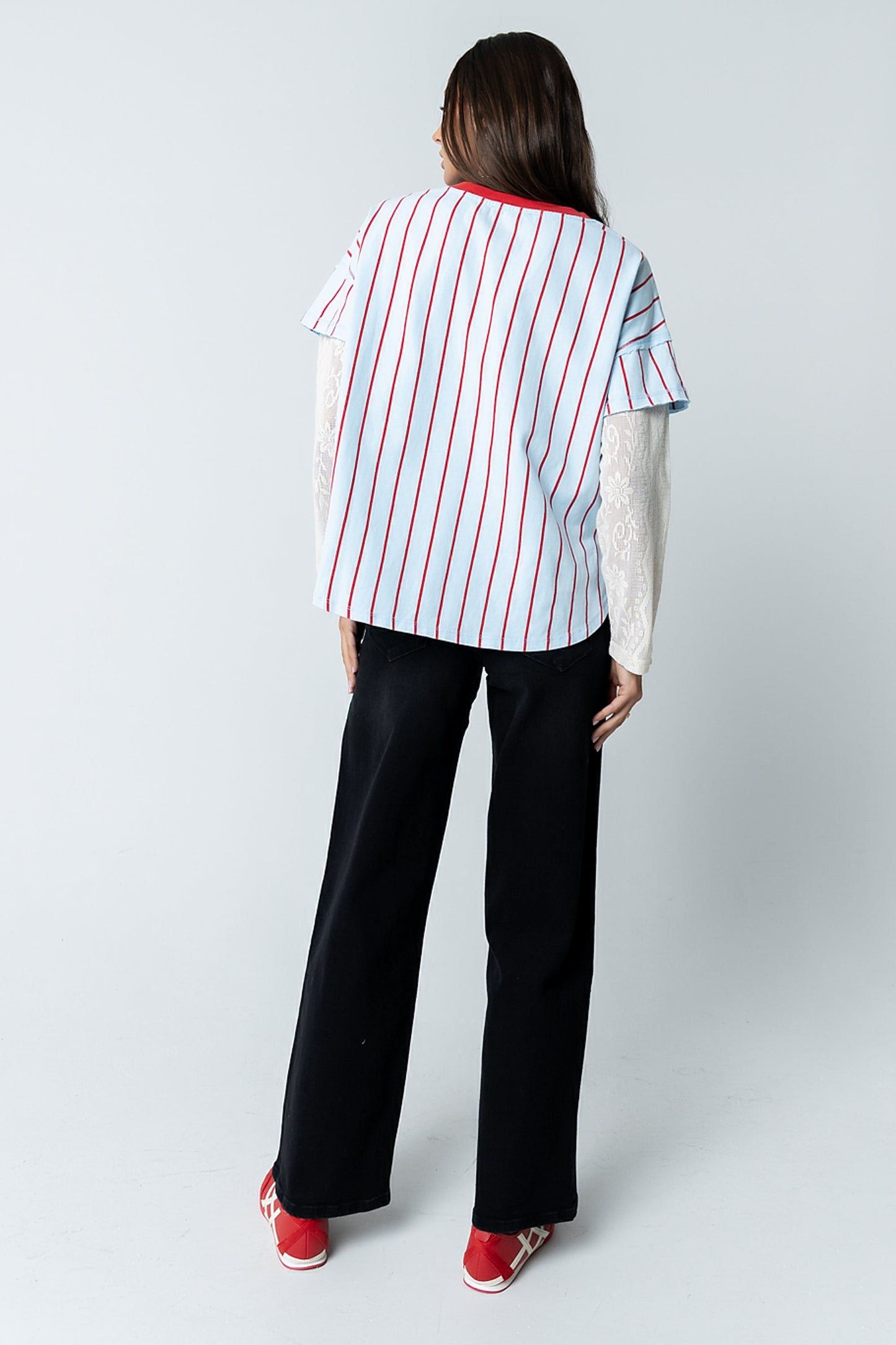 Home Run Oversized Tee in Blue