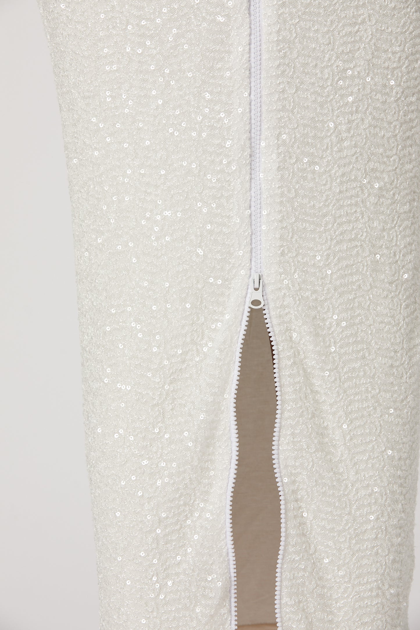 Reyna Zip Back Dress - White