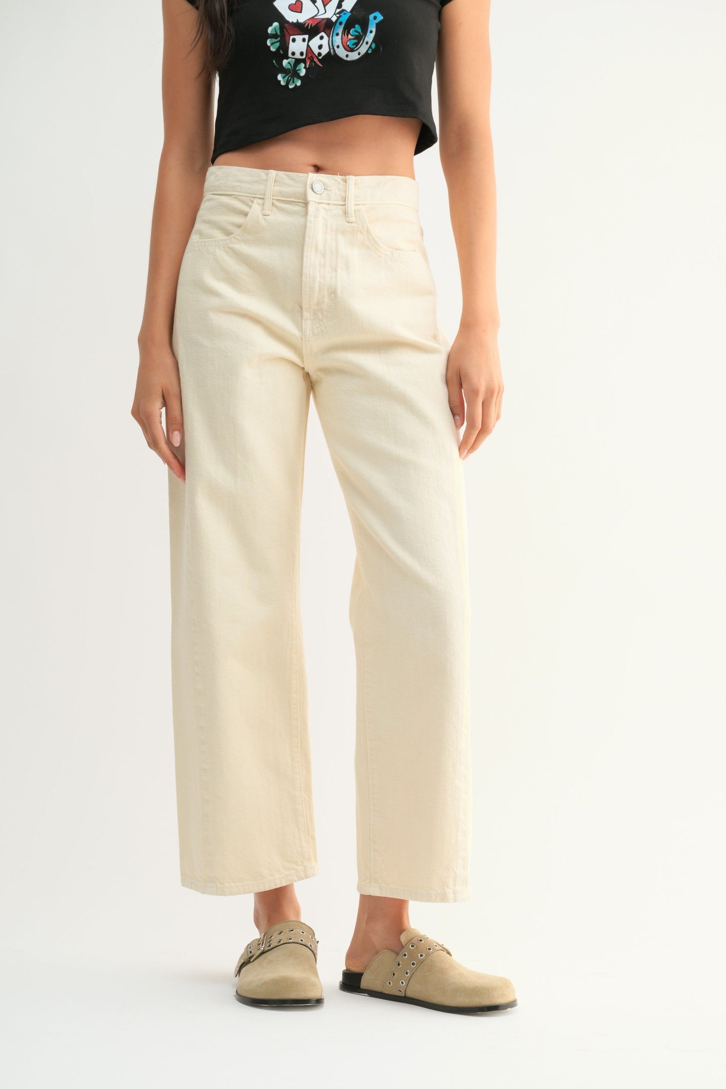 Just Black Barrel Jean