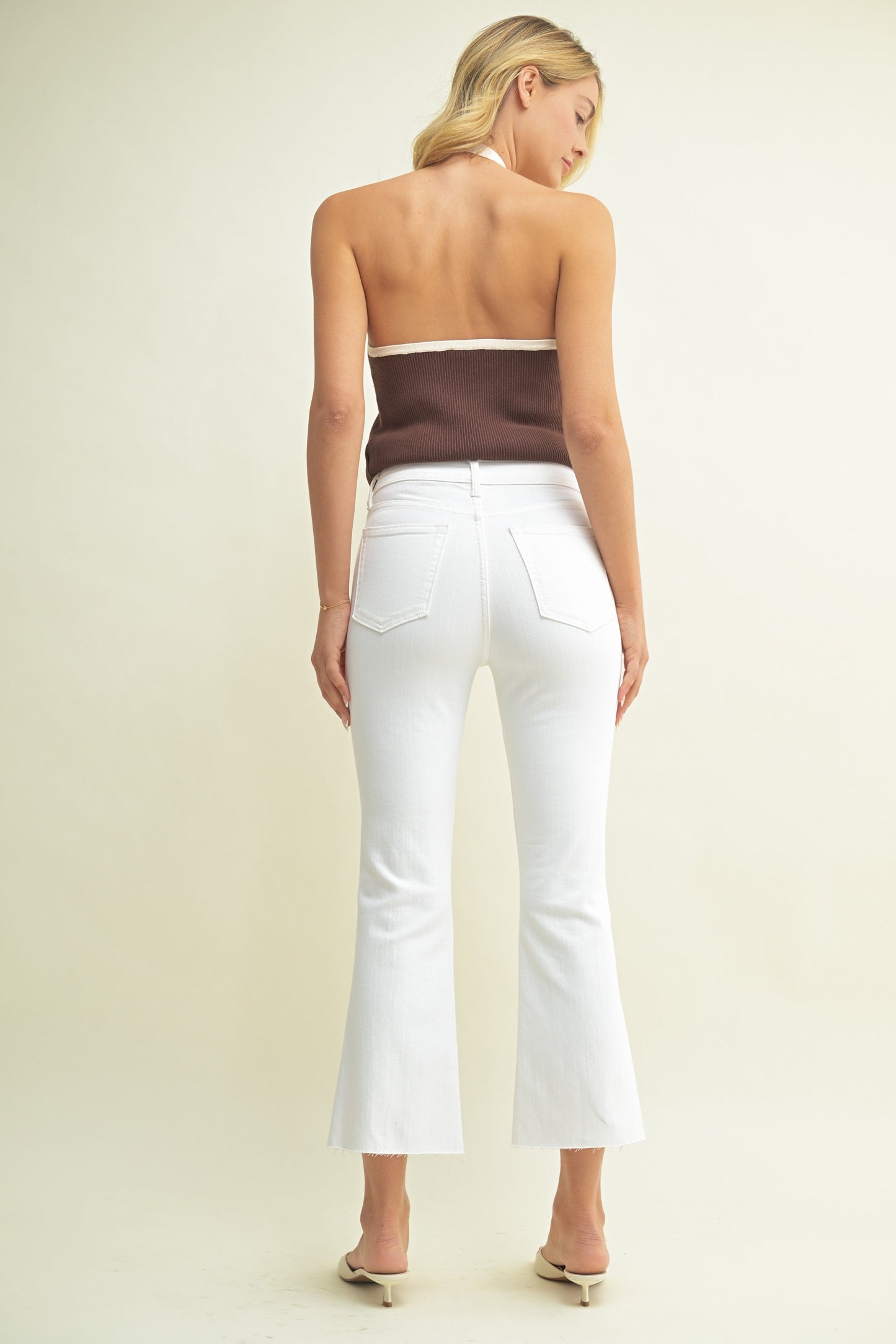 Just Black Denim Kick Flare Jean