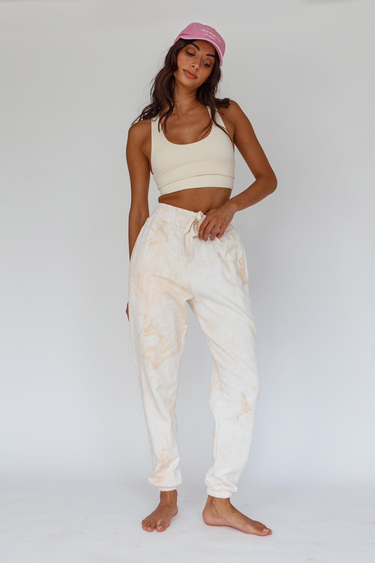 Take It Easy Jogger Track Pants Sand