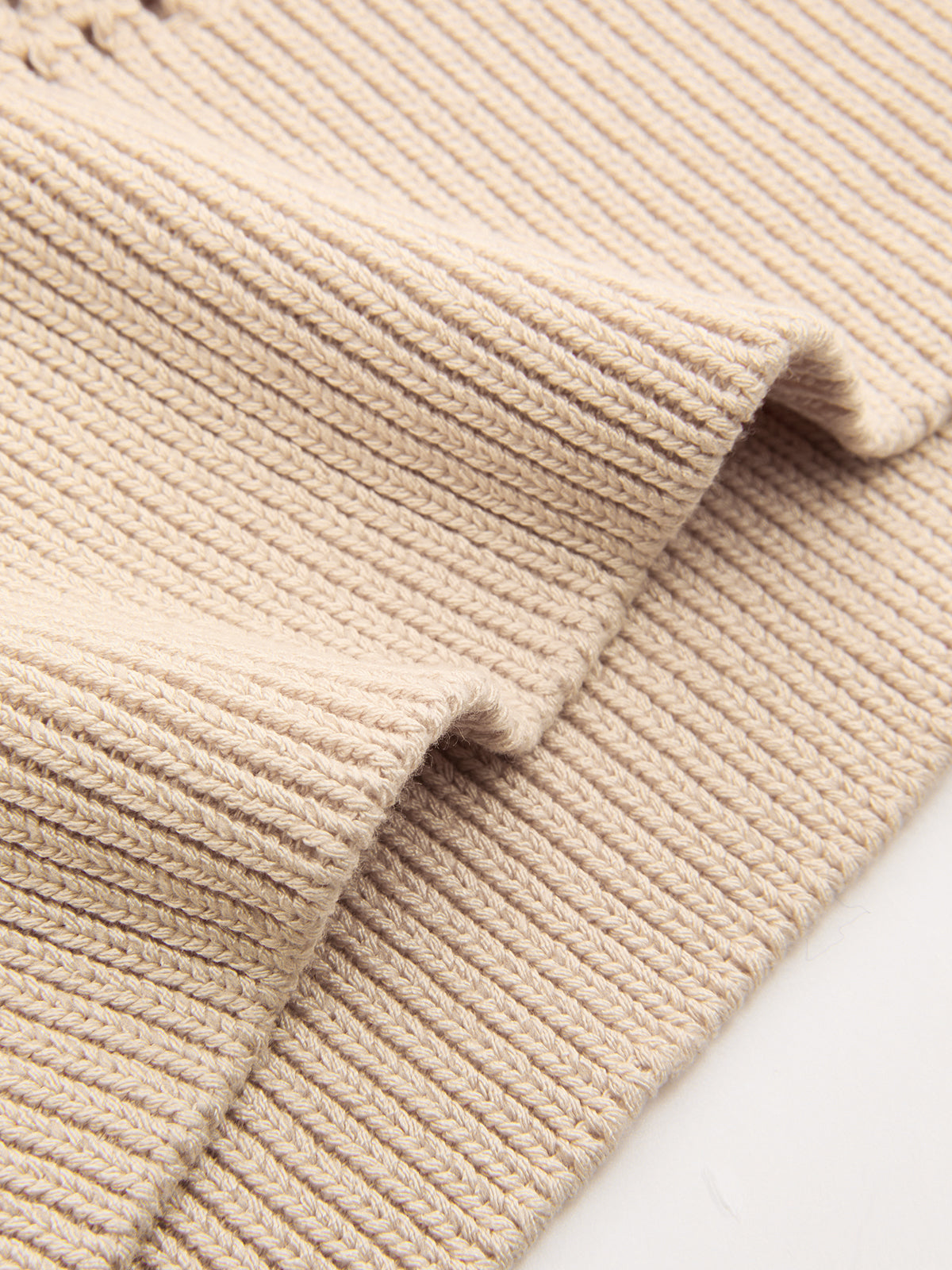 Sleeveless Polo Open Knit Top