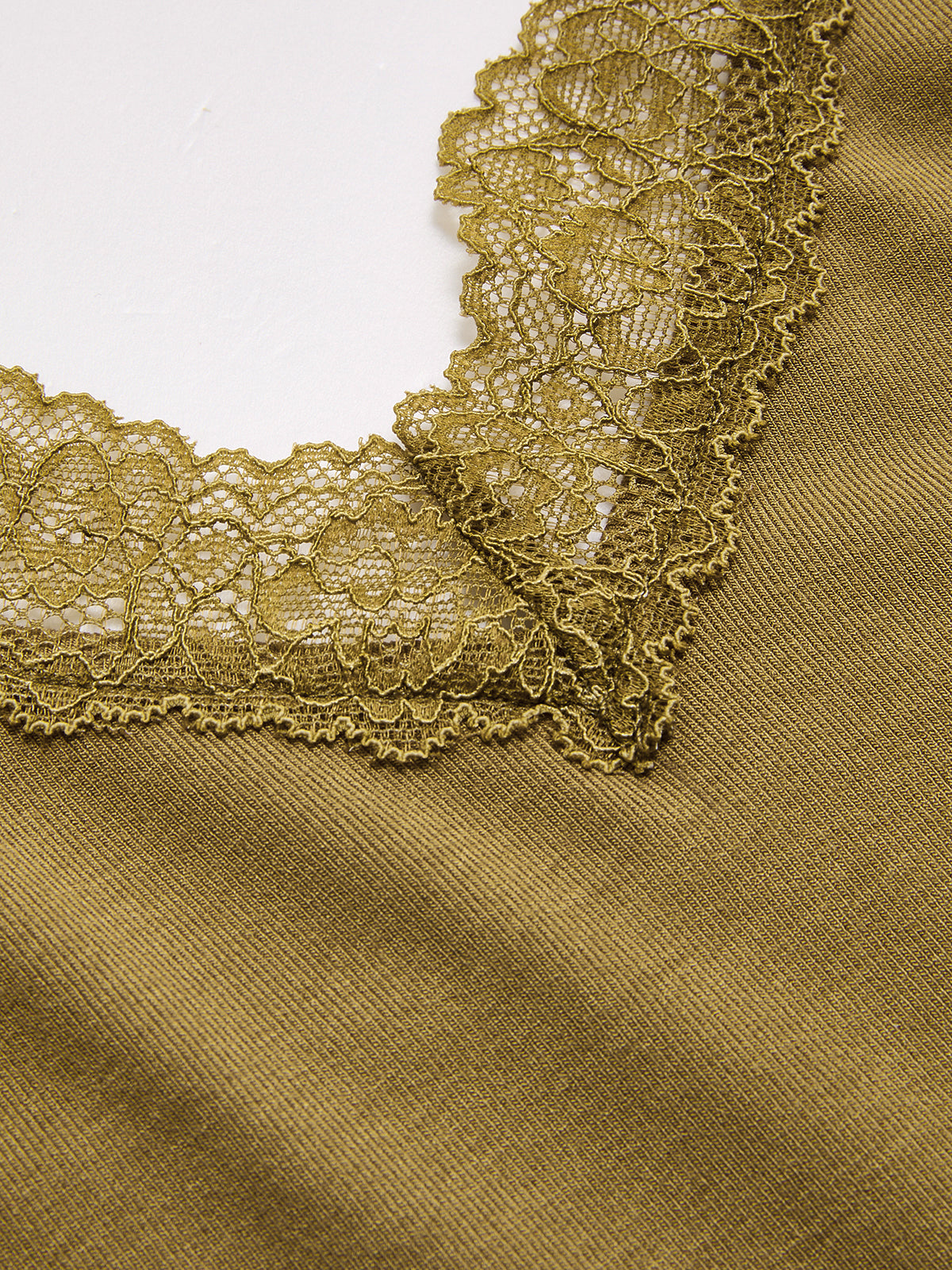Lace Trim V-Neck Cami Top