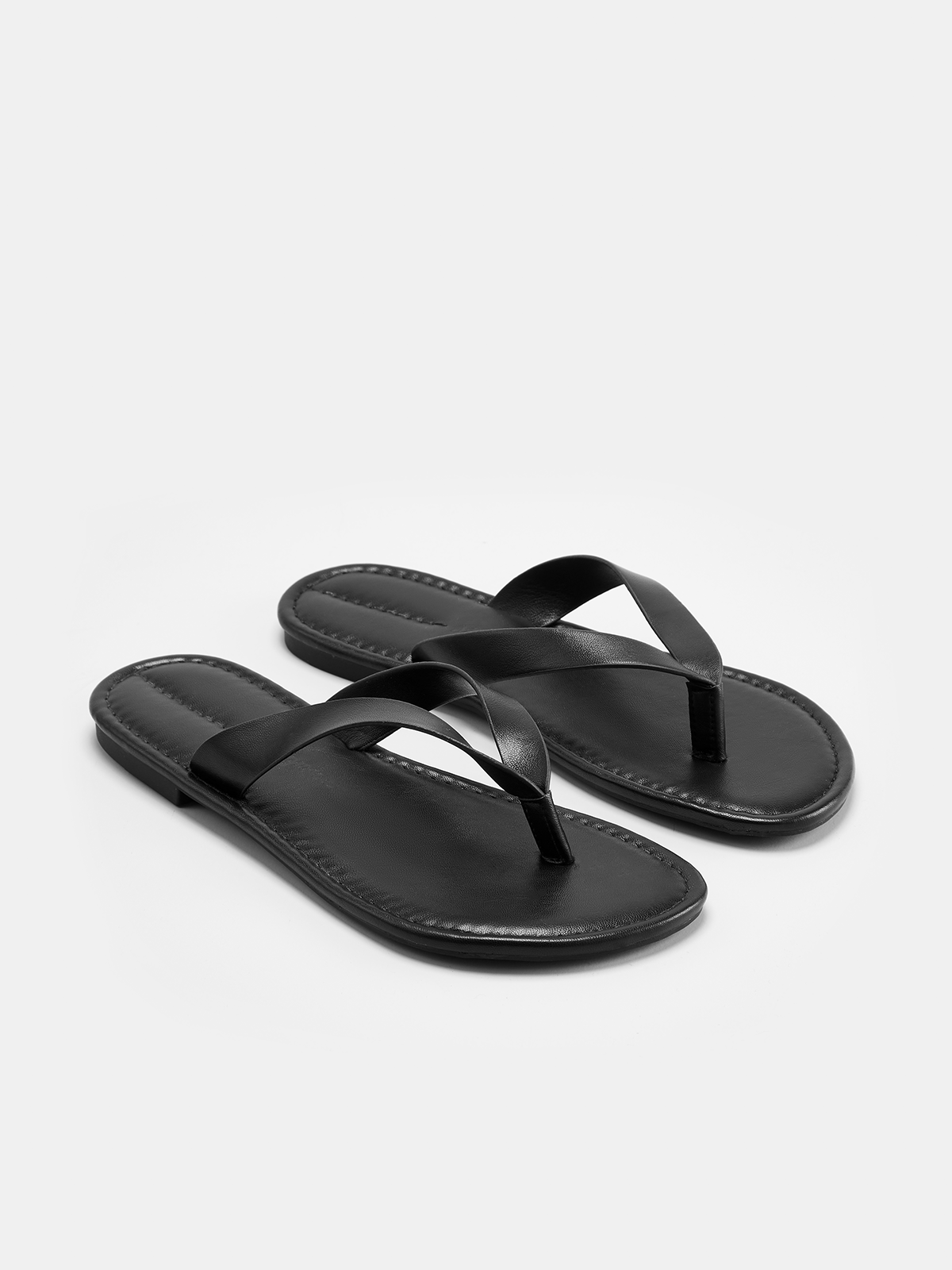Genuine Leather Casual Flip Flops