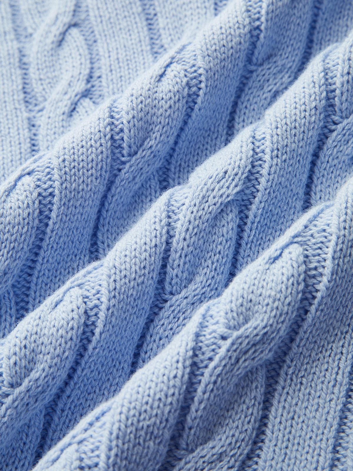 Cable Knit Striped Collar Short Sleeve Top