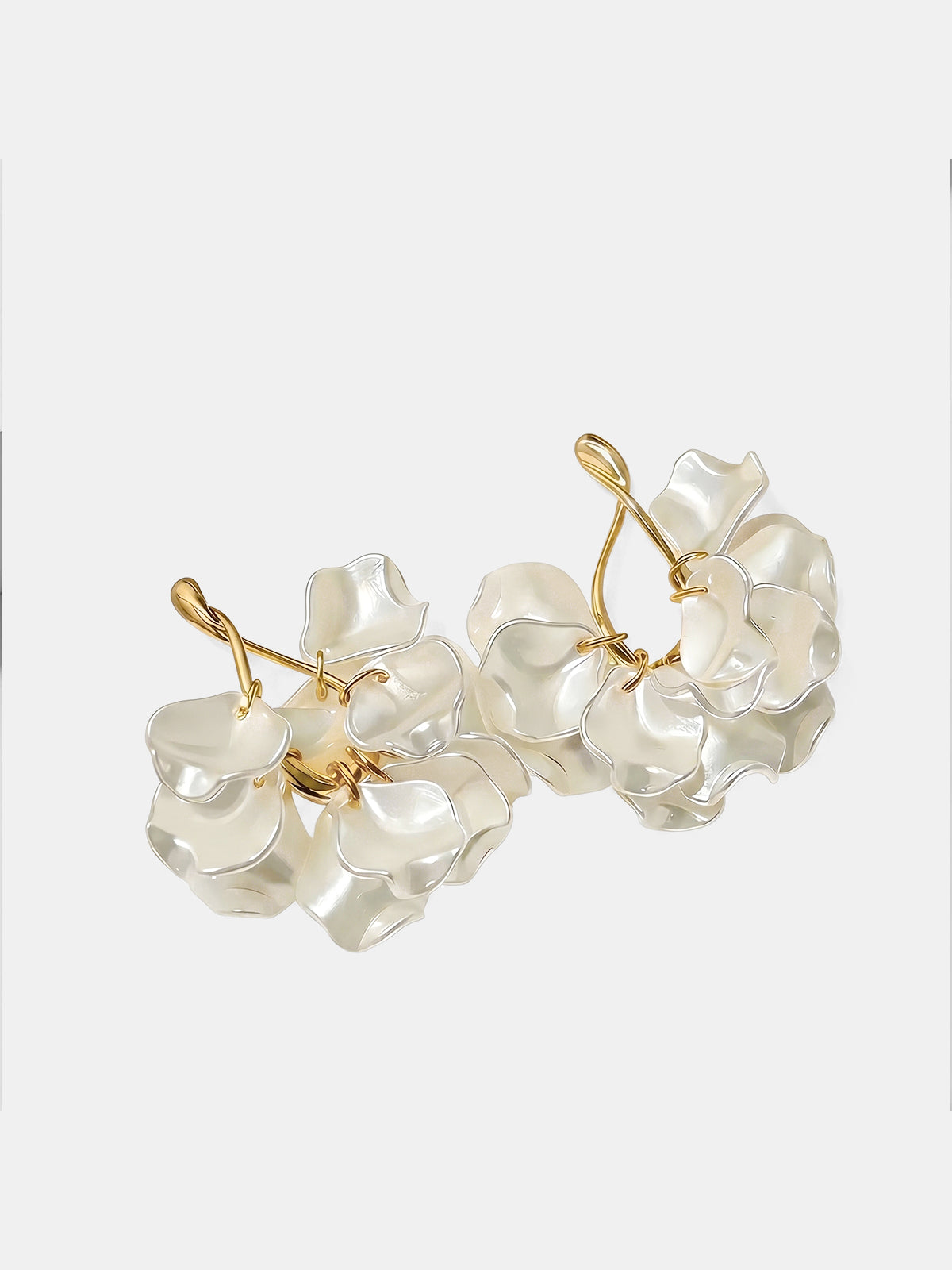 Floral Statement Drop Earrings