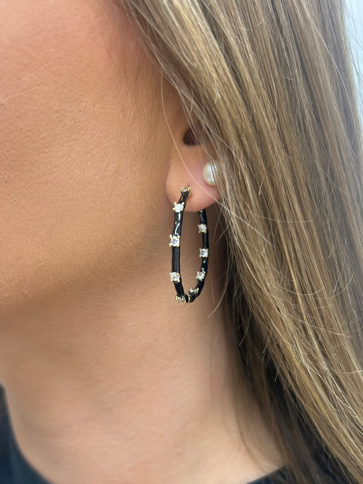 Kiki And Livy Enamel Hoops