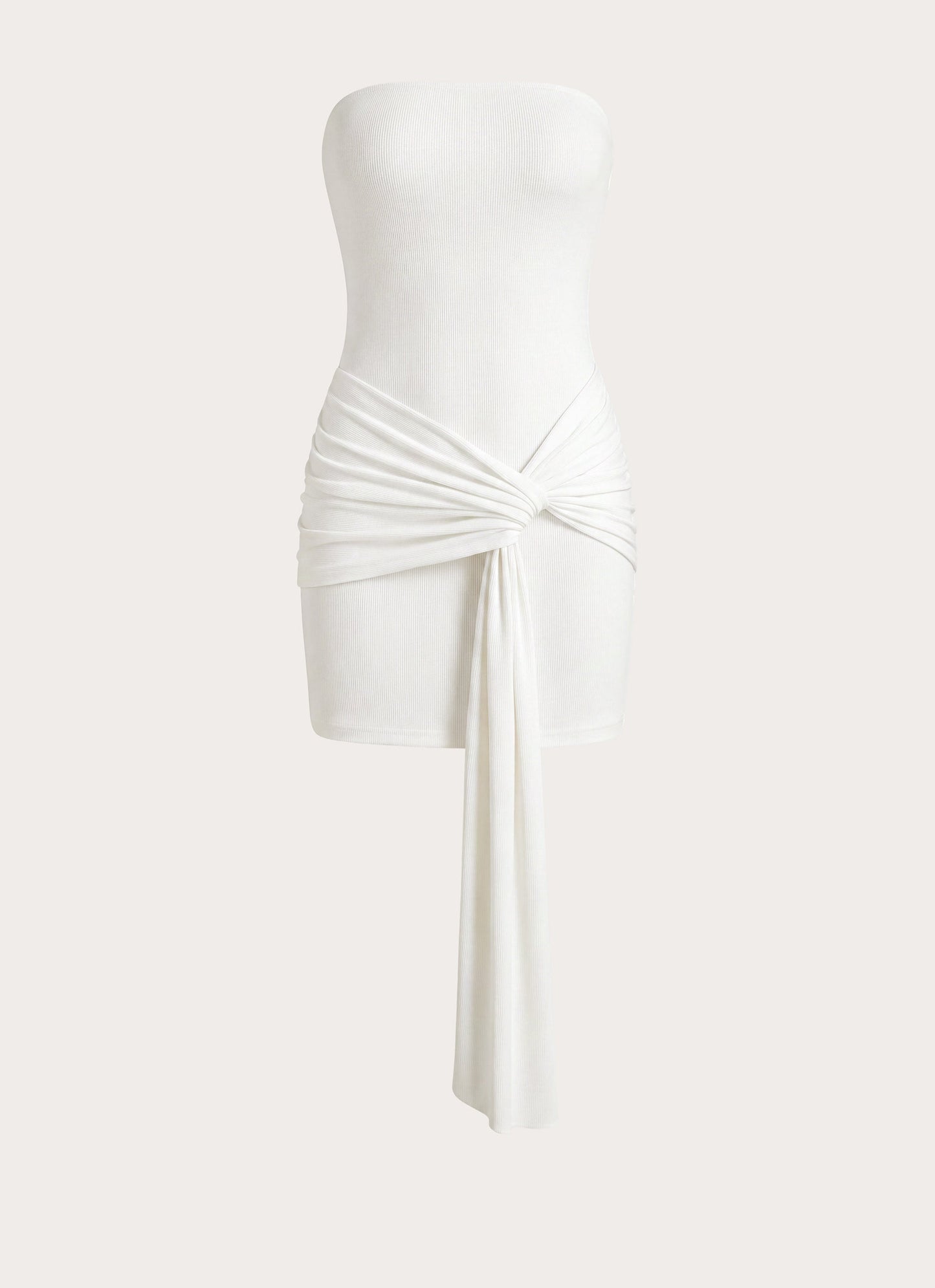 Jiliana Strapless Mini Dress - White