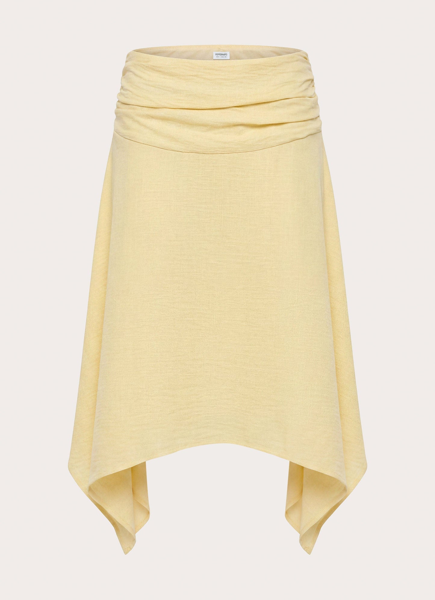 Jude Midi Skirt - Yellow Cream
