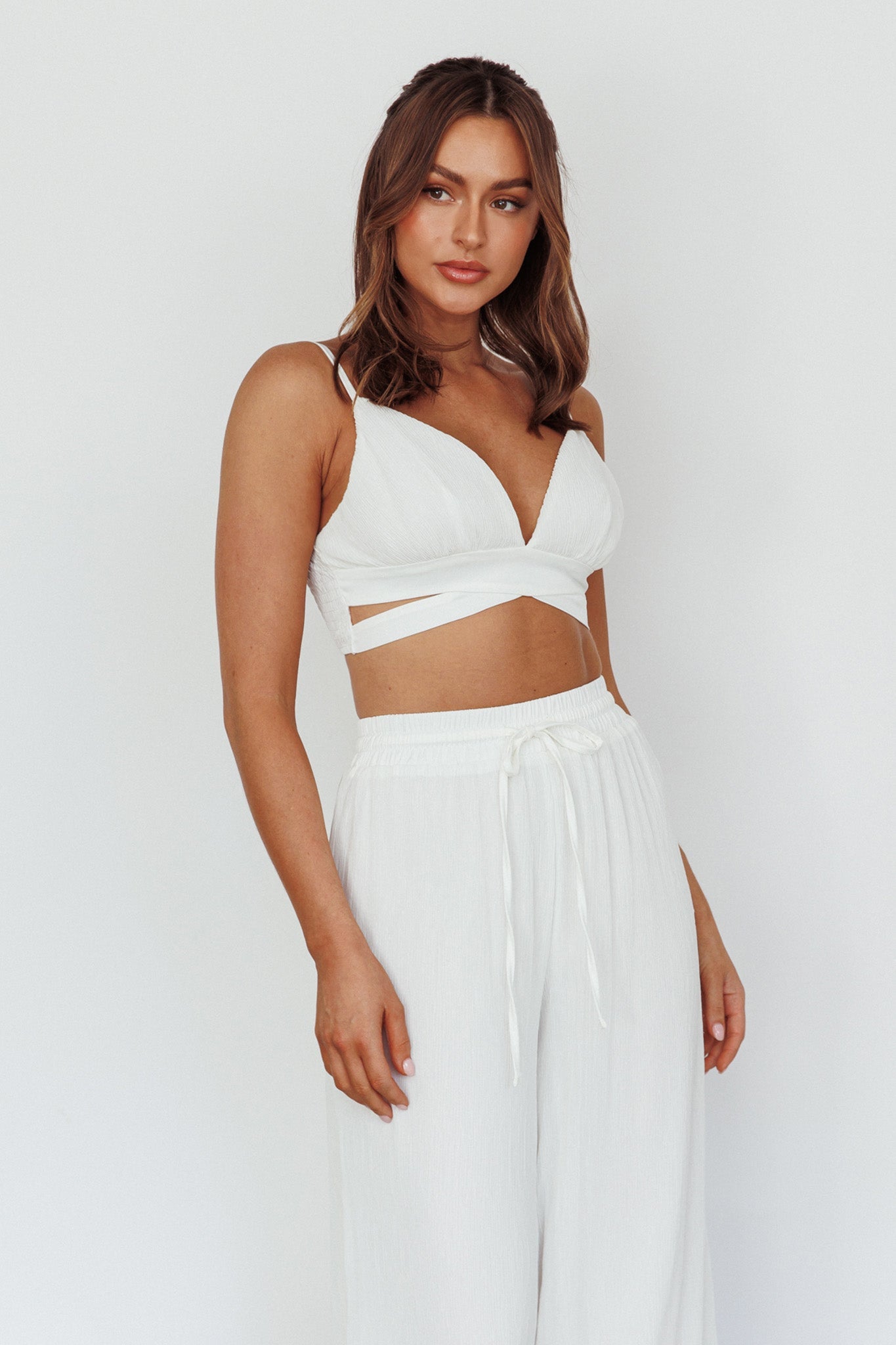 Cove Elasticated Pants Ivory