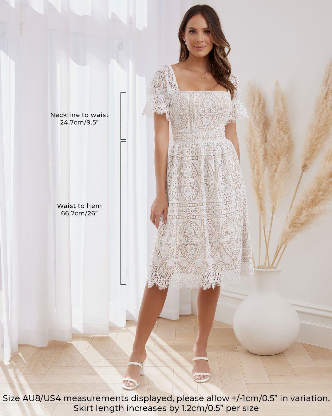 Remie Dress - Navy/Beige