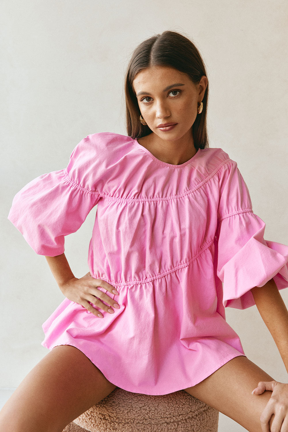 SAMPLE-Akel Top - Pink