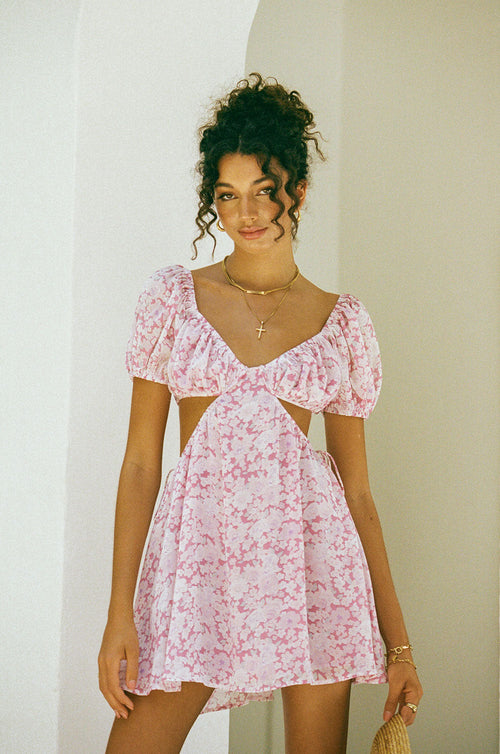 SAMPLE-Eilish Dress - Peony