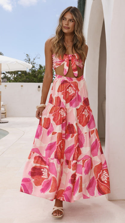 Melanie Maxi Skirt - Rosalie Print