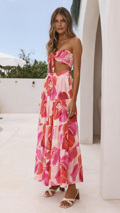 Melanie Maxi Skirt - Rosalie Print