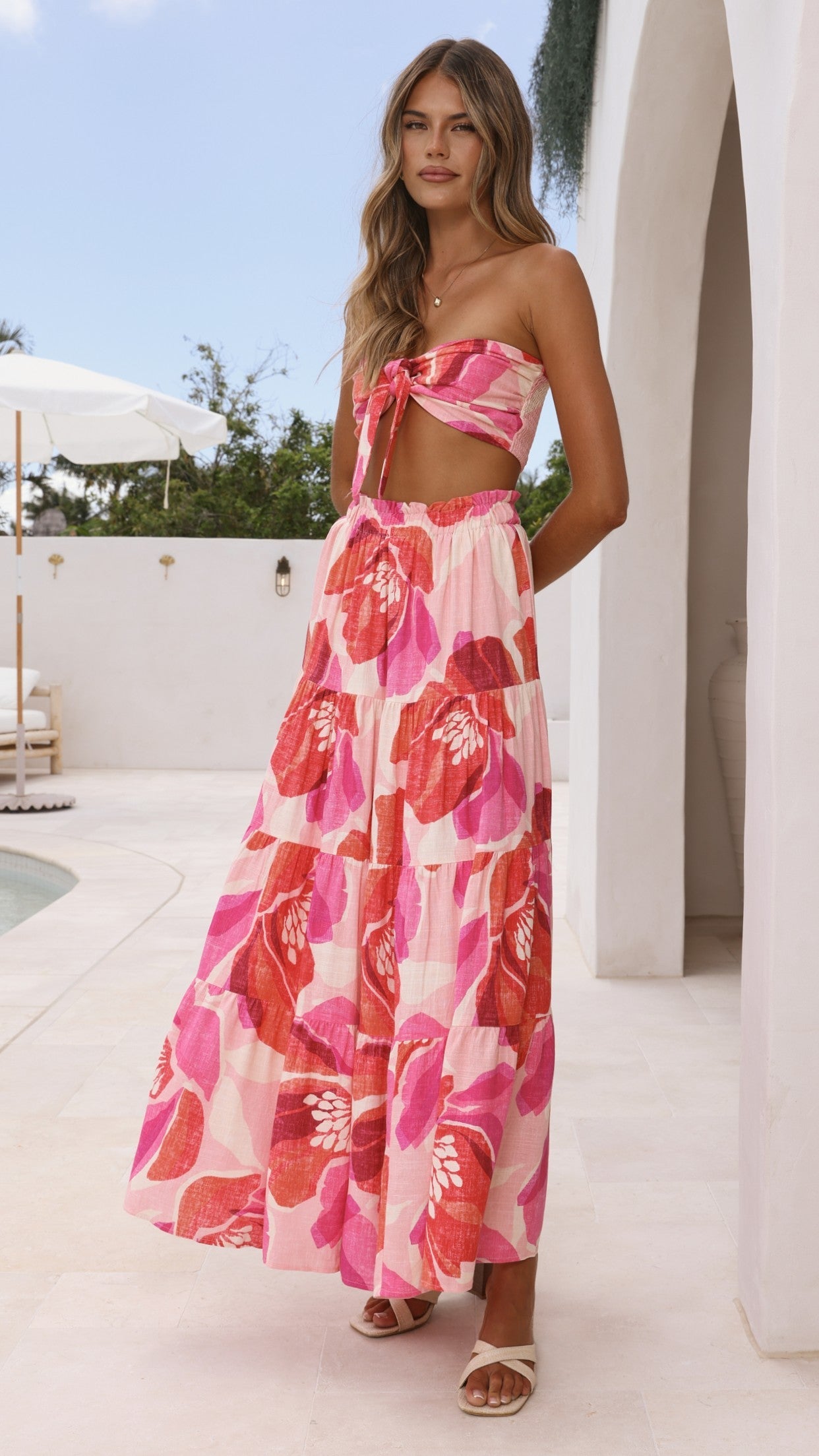 Melanie Maxi Skirt - Rosalie Print