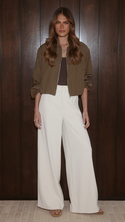 Brax Bomber Jacket - Khaki