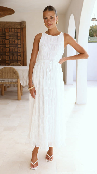 Lassie Maxi Dress - White