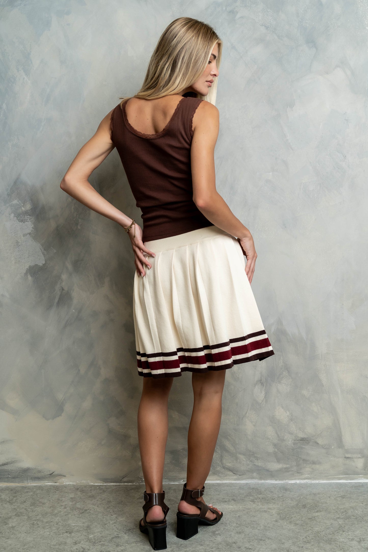 Brandie Striped Mini Skirt - FINAL SALE