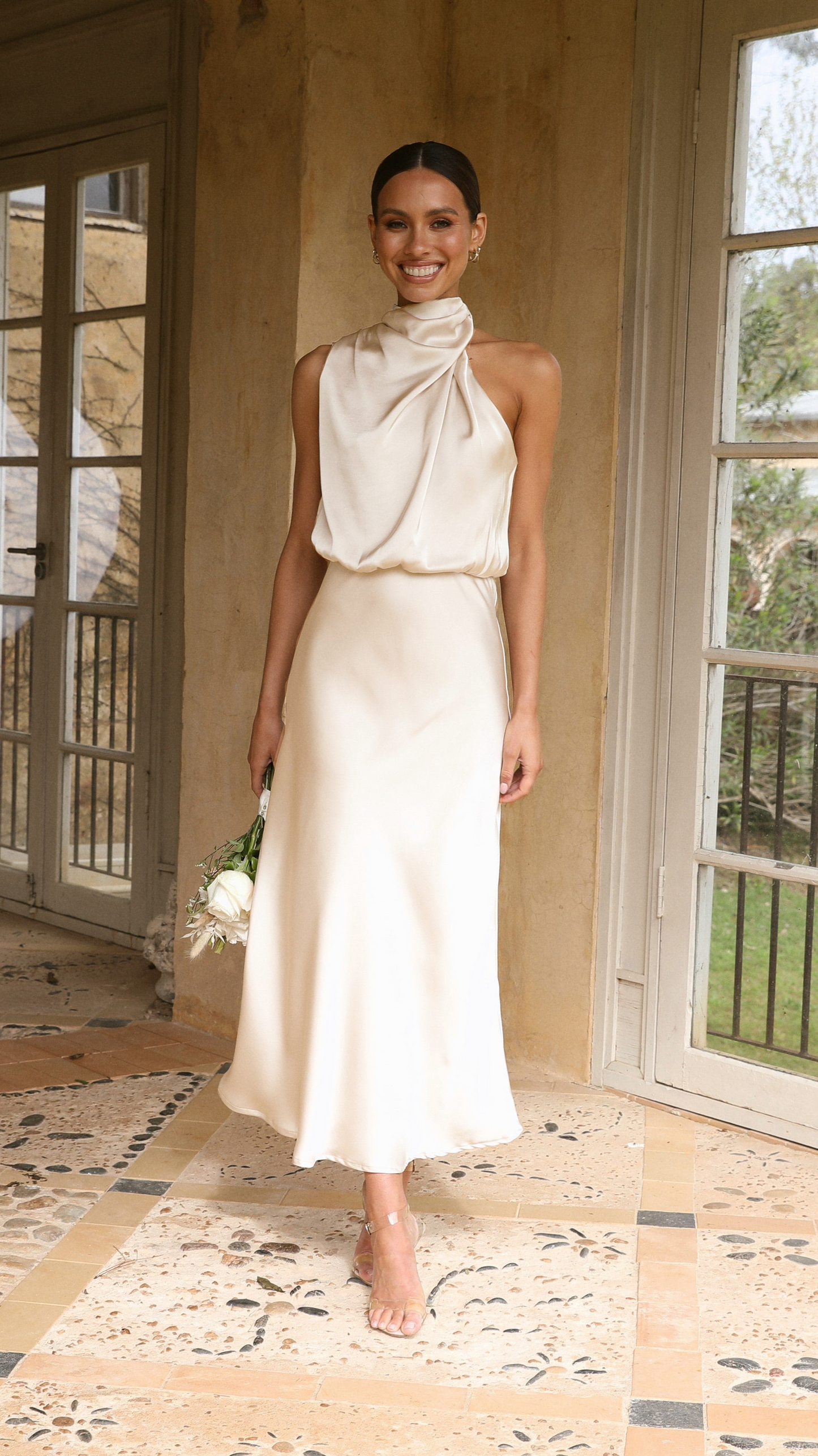 Esther Maxi Dress - Soft Gold