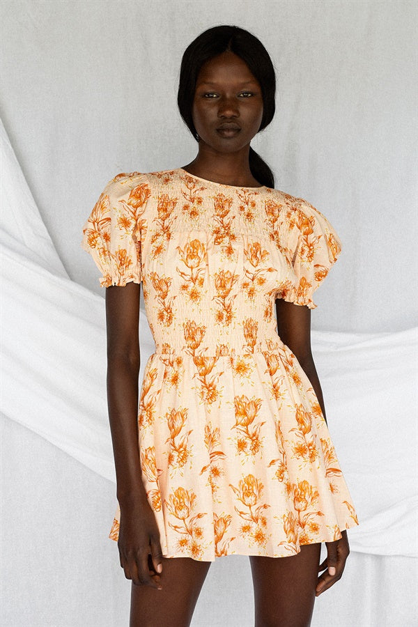 SAMPLE-Charlize Shirred Dress