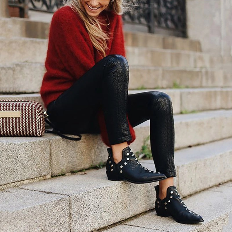 Black Square Toe Pumps - Soft SoleComfortable High Heels for Work