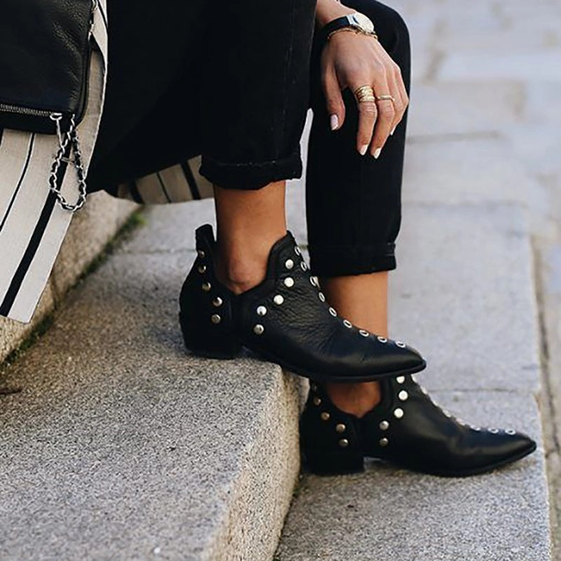 Black Square Toe Pumps - Soft SoleComfortable High Heels for Work