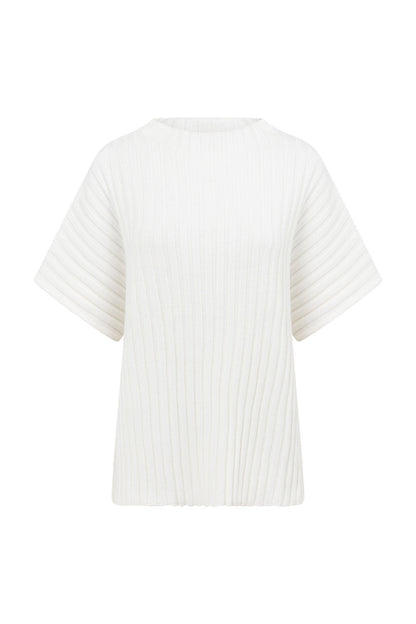 SAMPLE-Celine Top - White