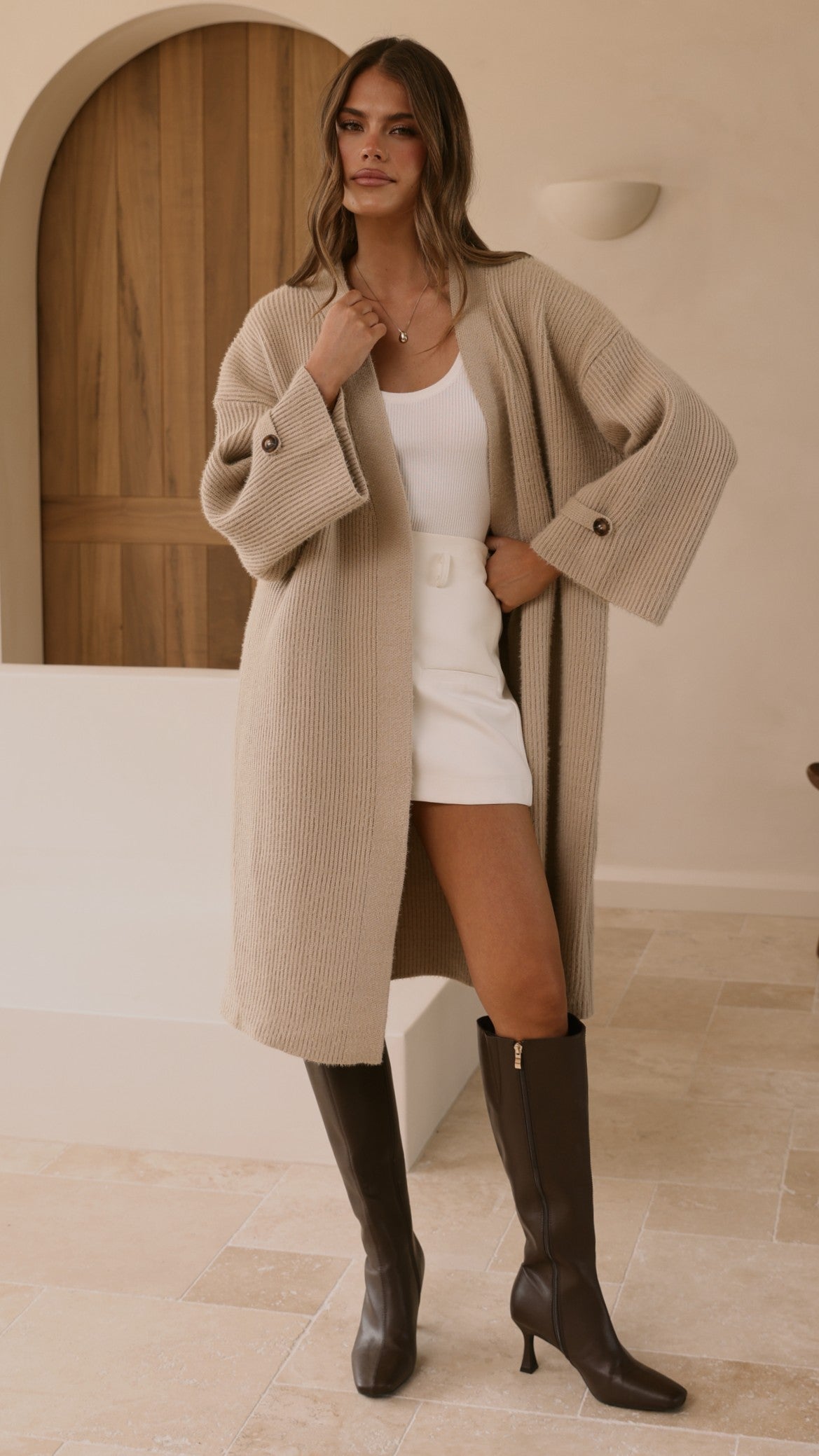 Tiana Coat - Chai