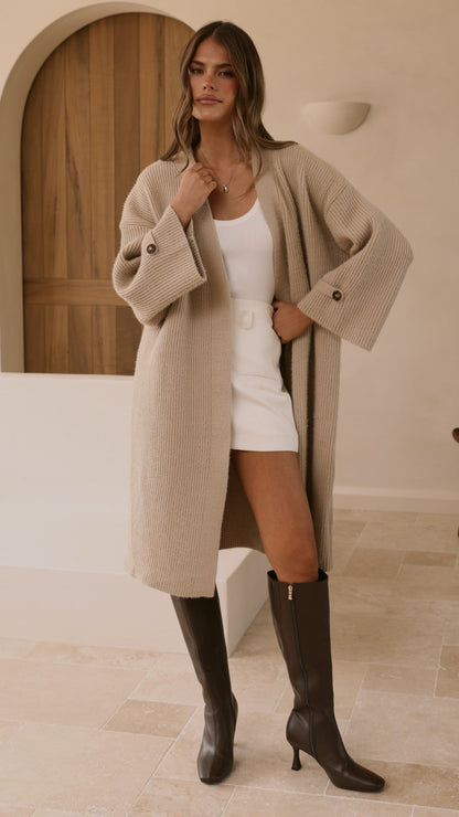 Tiana Coat - Chai