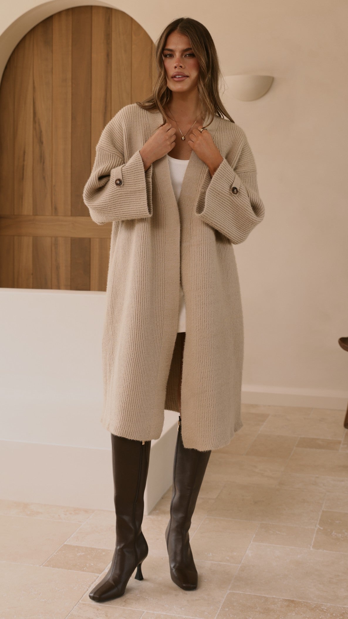 Tiana Coat - Chai