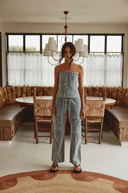 Fiore Top - Denim