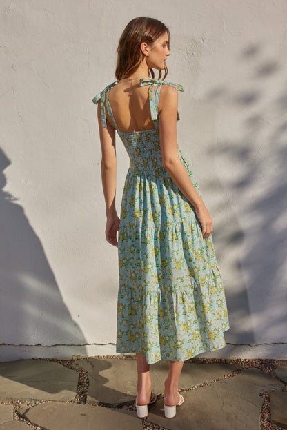 Citrus 🍋‍🟩 Garden Maxi Dress