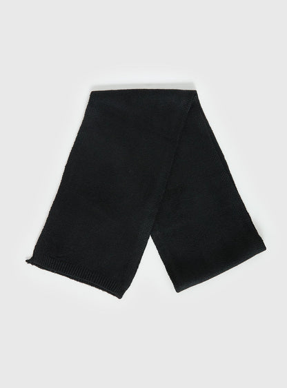 Delyla Knit Scarf Black