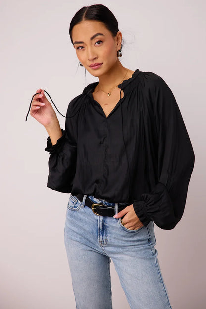 Eva Pleated Blouse - FINAL SALE