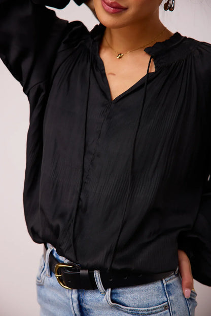 Eva Pleated Blouse - FINAL SALE