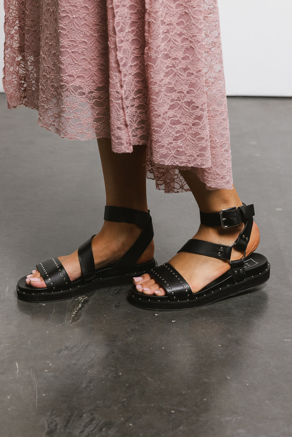 Cameron Sandals in Black - FINAL SALE