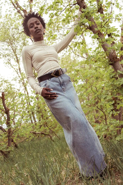 Capone Denim Maxi Skirt - FINAL SALE