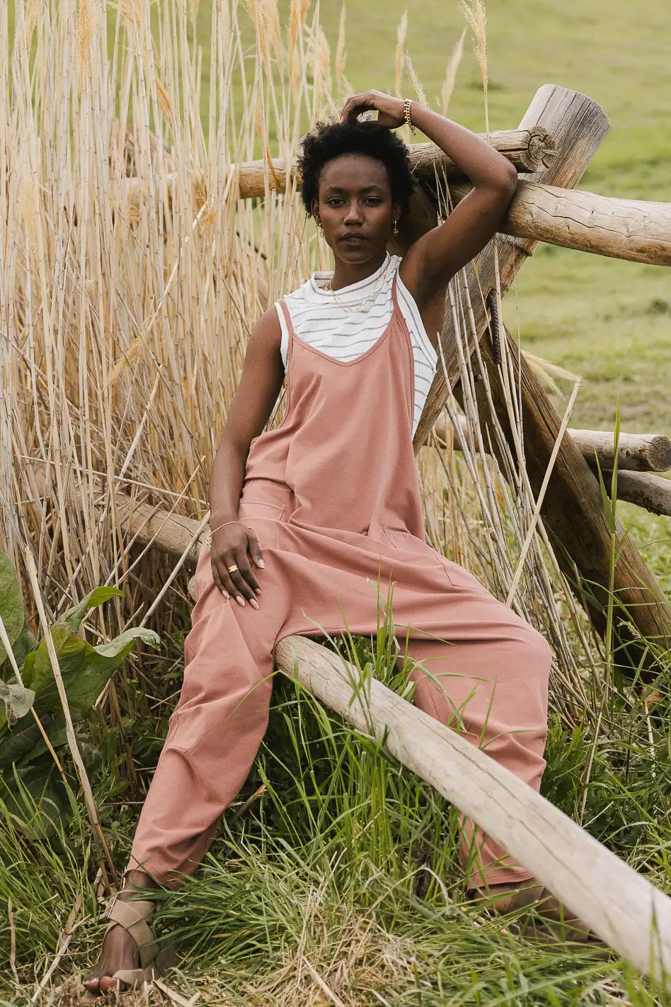 Don't Stop Onesie in Mauve - FINAL SALE