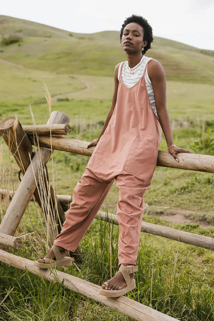 Don't Stop Onesie in Mauve - FINAL SALE