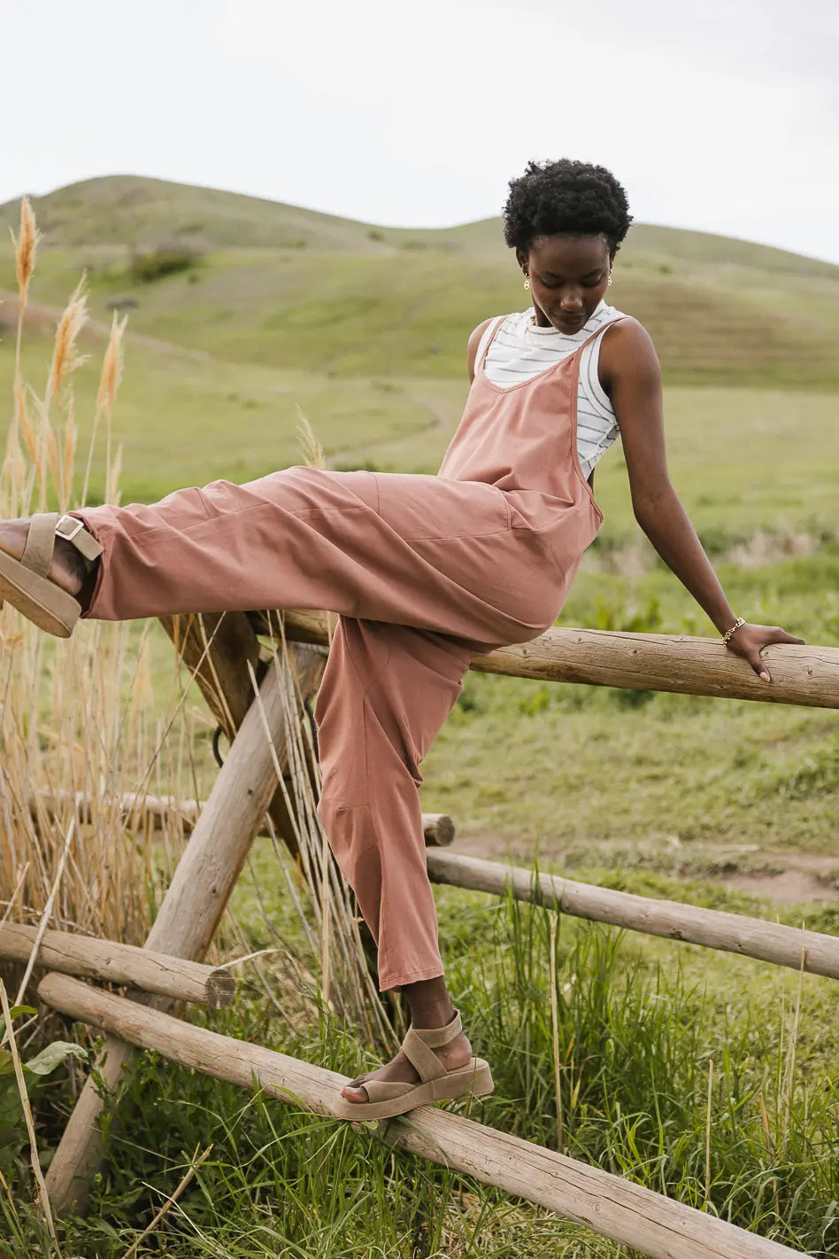 Don't Stop Onesie in Mauve - FINAL SALE