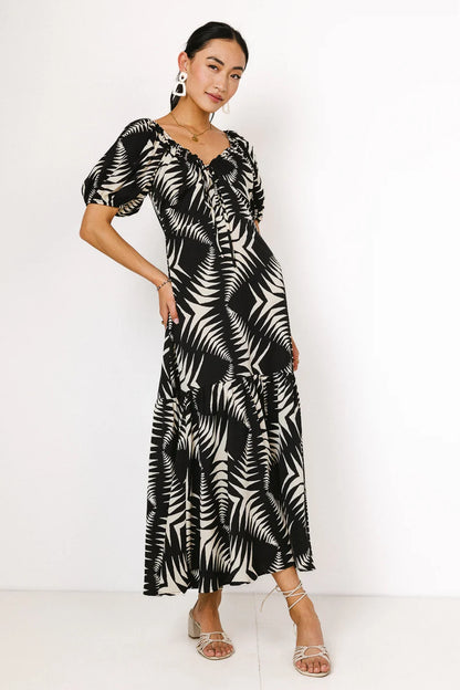 Dinah Abstract Midi Dress - FINAL SALE