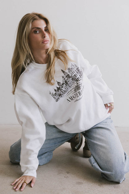 Amsterdam Cityscape Crewneck - FINAL SALE
