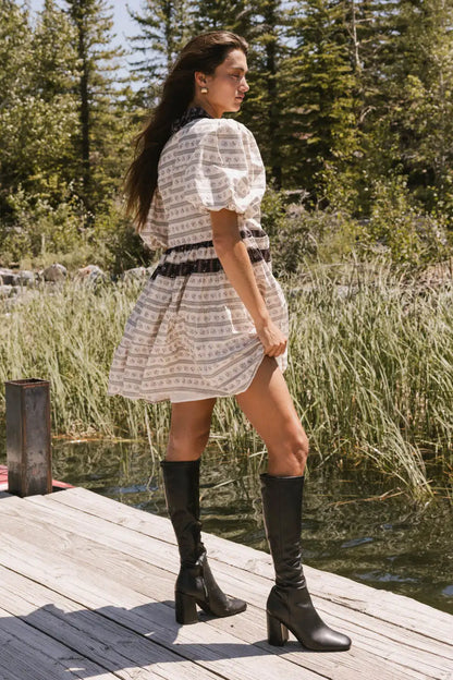 Constance Printed Mini Dress - FINAL SALE